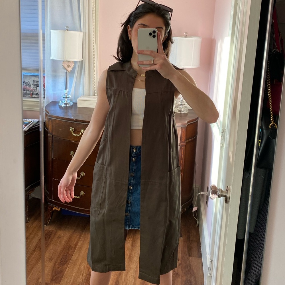 BCBGeneration utility vest in army green